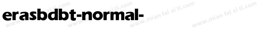 eras bd bt-normal字体转换